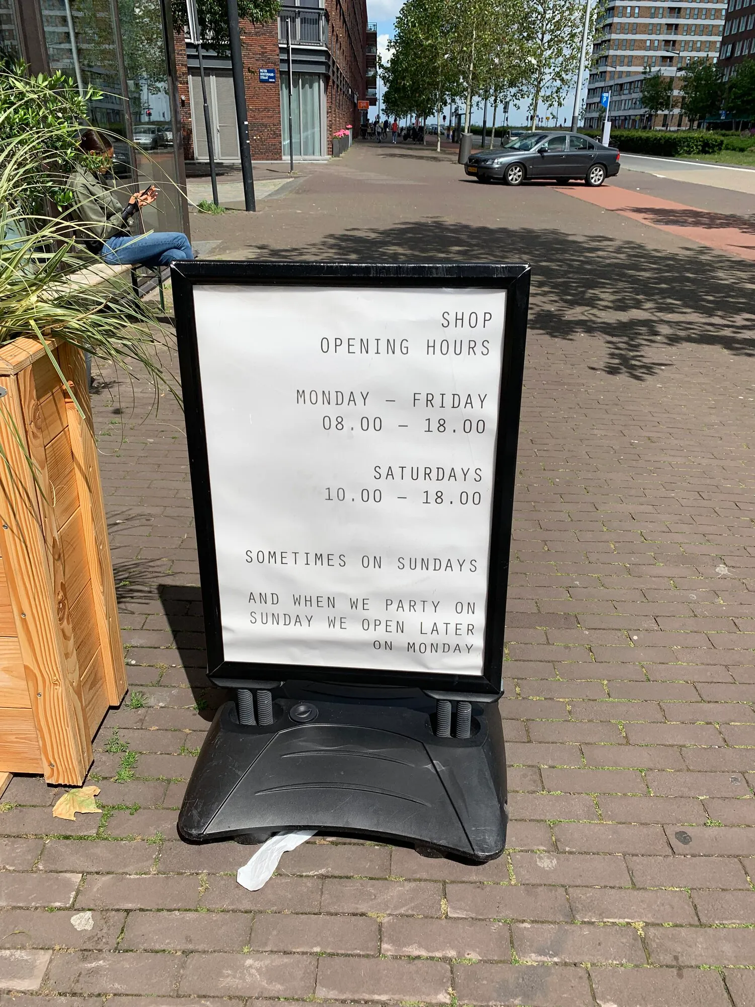 Shop sign that says the text from the quote above